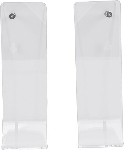 Keenso Laptop Wall Mount, Acrylic Under Desk Holder with Cable Slots, Space Saving Design for Office and Home Use in Saudi Arabia