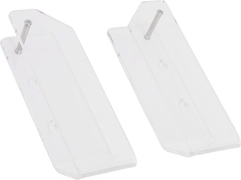 Keenso Laptop Wall Mount, Acrylic Under Desk Holder with Cable Slots, Space Saving Design for Office and Home Use in Saudi Arabia
