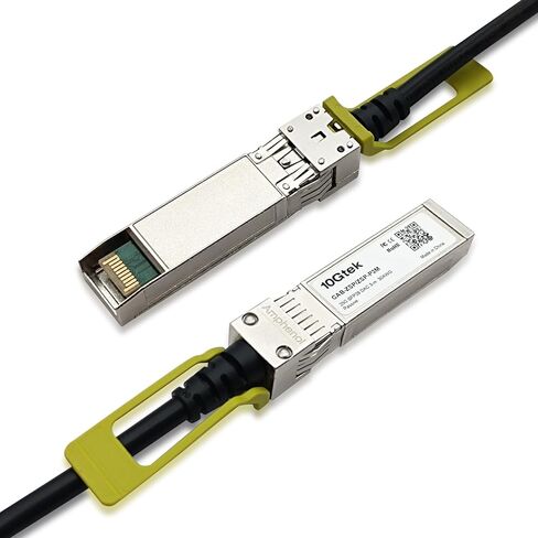 10Gtek 25G SFP28 SFP+ DAC Cable - 25GBASE-CR SFP28 to SFP28 Passive Cable for Cisco SFP-H25GB-CU3M, Ubiquiti UC-DAC-SFP28, Supermicro, Mikrotik, Arista and More, 3-Meter(10ft) in Saudi Arabia