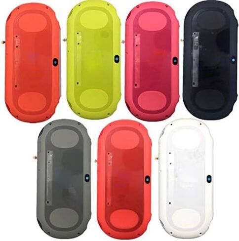 Colorful Back Shell Housing Case Shell Rear Cover Replacement for PSV2000 PSV 2000 Slim Console (G- White) in Saudi Arabia