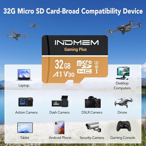 محول Memory Stick PRO Duo مع بطاقة Micro SD سعة 32 جيجابايت، وبطاقة Micro SD/SDHC/SDXC إلى بطاقة Memory Stick PRO Duo MagicGate المتوافقة مع كاميرا PSP 1000/2000/3000/Cybershot وكاميرا Handycam، والهاتف الخلوي in Kuwait