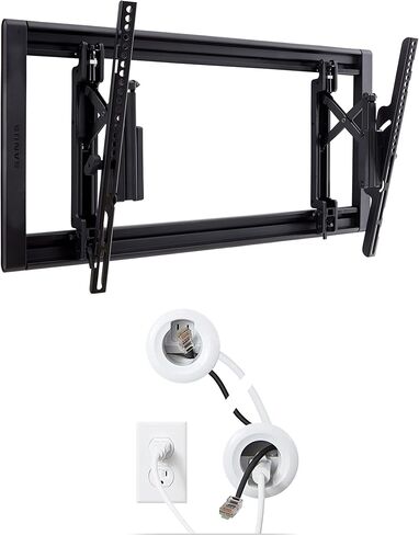 SANUS Advanced Tilt 4D Premium Universal Low Profile TV Mount and in-Wall Cable Management Kit for Speakers & TVs in Saudi Arabia