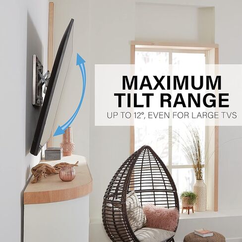 SANUS Advanced Tilt 4D Premium Universal Low Profile TV Mount and in-Wall Cable Management Kit for Speakers & TVs in Saudi Arabia