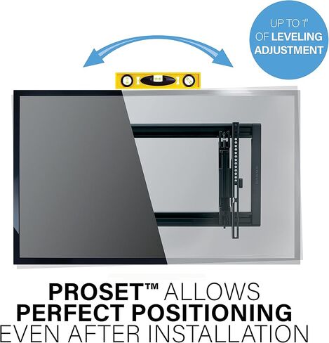 SANUS Advanced Tilt 4D Premium Universal Low Profile TV Mount and in-Wall Cable Management Kit for Speakers & TVs in Saudi Arabia