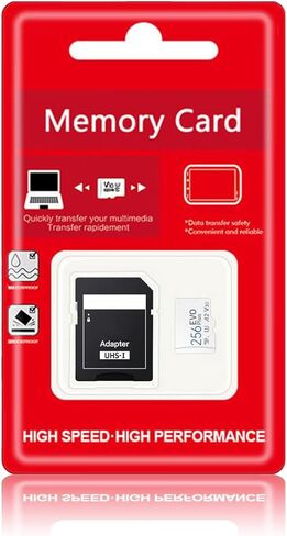 512GB Micro SD Card, R/W up to 150/120 MB/s, 4K UHD Video Recording, with SD Adapter, for Smartphone, GoPro, Action Cams, Drone (White) in Saudi Arabia