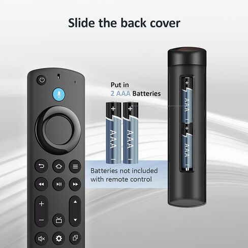 جهاز تحكم عن بعد صوتي بديل لجميع مكعبات التلفزيون الذكي Fire، مناسب لعصا التلفزيون 4K Max/4K (الجيل الأول/الثاني)، عصا التلفزيون (الجيل الثاني/الثالث)، عصا التلفزيون Lite/HD، مناسب لأجهزة Insignia/Toshiba/TCL/Hisense الذكية in Kuwait