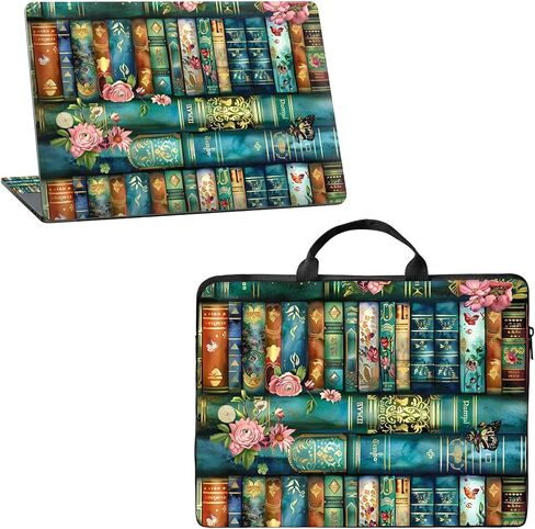10 inch Laptop Sleeve with Laptop Skin Sticker Set – Slim Protective Case with Smooth Zipper, Lightweight Tablet & Notebook Sleeve for Travel & Daily Carry, Frogs in Saudi Arabia