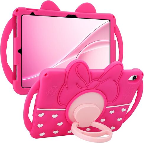 Jakpak for Samsung Galaxy Tab A9 Plus Case for Kids Girls Galaxy Tab A9+ Case مع Kickstand Counter Strap Silicone Soft Kawaii Cartoon Cover Kids for Samsung Tablet A9+ 11 "2023 Purple in Kuwait