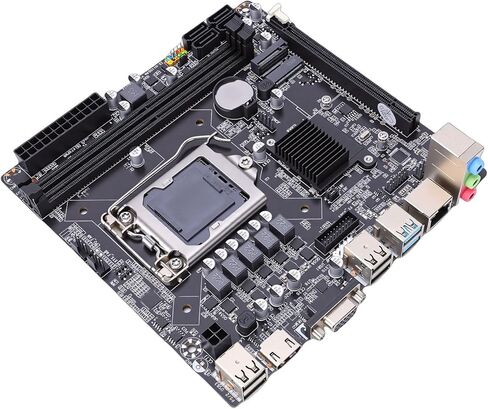 اللوحة الأم للألعاب Zopsc H110، LGA 1151 Mini ITX DDR4 2133 2400 2666 ميجا هرتز تدعم وحدة المعالجة المركزية الجيل السادس والسابع والثامن، مع فتحة M.2 NVMe وPCIe x16، لمعالج Core i7 i5 Pentium Celeron in Saudi Arabia