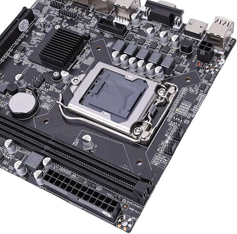 اللوحة الأم للألعاب Zopsc H110، LGA 1151 Mini ITX DDR4 2133 2400 2666 ميجا هرتز تدعم وحدة المعالجة المركزية الجيل السادس والسابع والثامن، مع فتحة M.2 NVMe وPCIe x16، لمعالج Core i7 i5 Pentium Celeron in Saudi Arabia