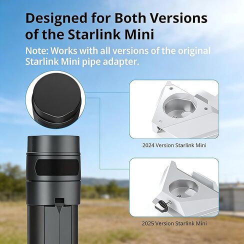 Starlink Mini Battery Pack, 6-Hour Runtime, 166Wh/45000mAh, Starlink Mini Power Stand with Integrated Tripod, Built-in Type-C Fast Charging for Outdoor & Remote Work, IP67 Waterproof in Saudi Arabia