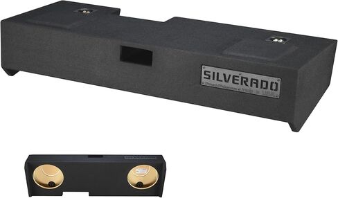 Silverado 2019-2025 Crew Cab and Extended Cab 12" Sub Box Subwoofer Enclosure Speaker Box Ground Shaker Stereo Subwoofer Box Speaker Enclosure Car Audio Home Audio Ground-Shaker in Saudi Arabia