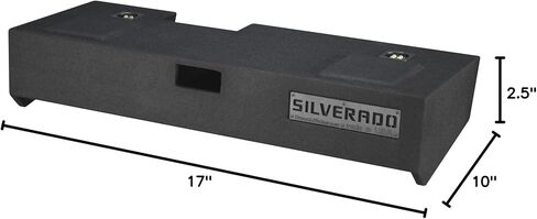 Silverado 2019-2025 Crew Cab and Extended Cab 12" Sub Box Subwoofer Enclosure Speaker Box Ground Shaker Stereo Subwoofer Box Speaker Enclosure Car Audio Home Audio Ground-Shaker in Saudi Arabia