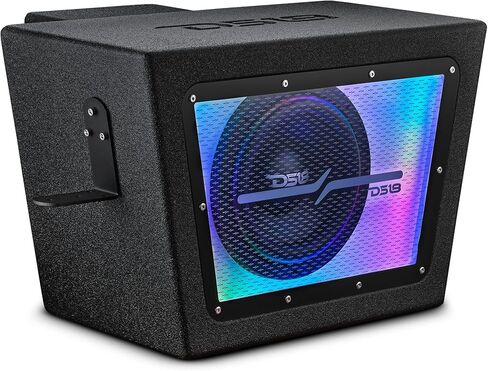 DS18 RZR-RCSUB10LD 10" Bandpass Subwoofer Cargo Box with Preloaded 10" Subwoofer & Digital LED Lights – Fits Polaris RZR PRO & XP – 850W RMS, 1700W Max – Trail-Ready Audio Upgrade in Saudi Arabia
