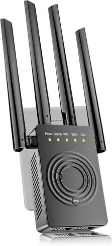 WiFi Extender Signal Booster: Wireless Internet Repeater for Office and House Range Coverage Up to 9990 Sq.Ft in Saudi Arabia