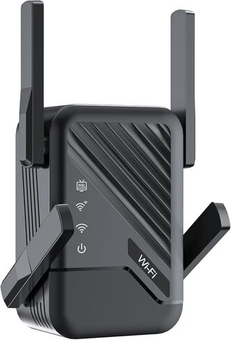 أفضل معزز إشارة موسع WiFi لعام 2026، يغطي موسع الإنترنت ما يصل إلى 13389 قدمًا مربعًا للمنزل، توافق واسع، مكرر WiFi طويل المدى مع منفذ إيثرنت in Kuwait