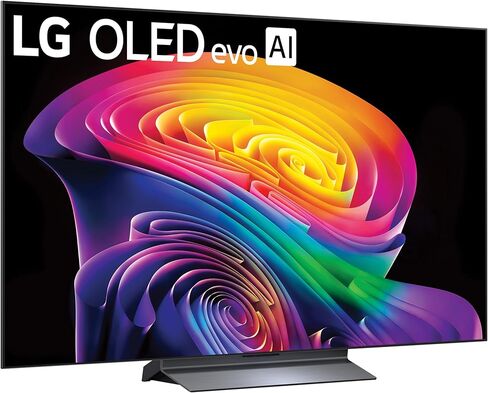 تلفزيون LG 55 بوصة فئة OLED evo AI 4K C6 Series تلفزيون ذكي مع Dolby Atmos، Dolby Vision، HDR10، AI Super Upscaling 4K، وضع Filmmaker، Wow Orchestra، متوافق مع Alexa (OLED55C6PUA، 2026) in Saudi Arabia