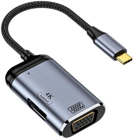 Tough HDMI to VGA Adapter 1080P Full HD - Black in Saudi Arabia