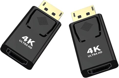 محول HDMI إلى VGA مدمج مطلي بالذهب بدقة 1080 بكسل عالي الدقة - أسود in Saudi Arabia