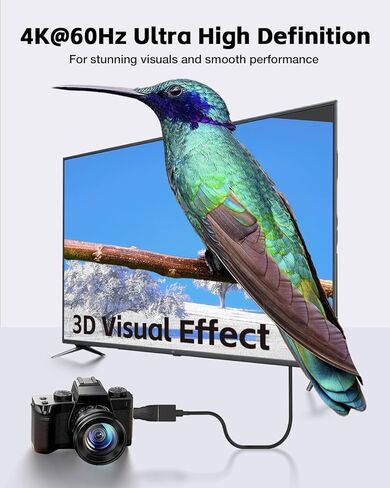 محول HDMI إلى VGA محمول مطلي بالذهب بدقة 1080P Full HD لـ Raspberry Pi - أسود in Saudi Arabia