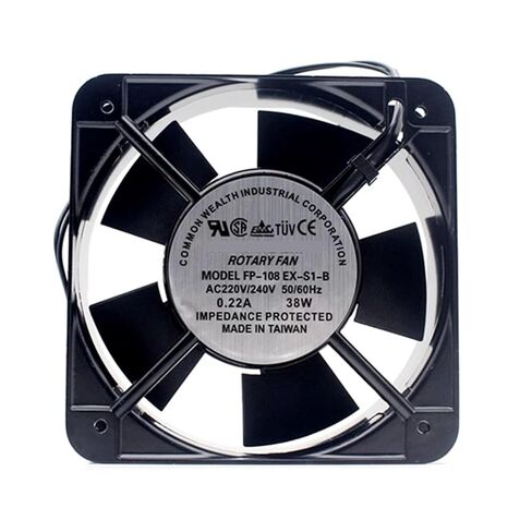 Axial Fan FP-108EX-S1-B 220V 38W 0.22A Dual Bearing Cooling Fan Oval industiral Fan 172x150x51mm OR 150 * 150 * 50mm(172x150x51mm) in Kuwait
