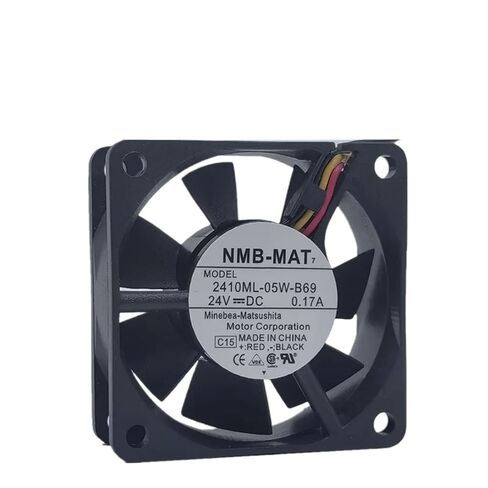 2410ML-05W-B69 DC24V 0.17a 6025 6 سنتيمتر 60*60*25 مللي متر محول تردد تيار مستمر مروحة (3 أسلاك) in Kuwait