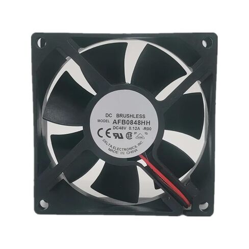 إلكترونيات AFB0848HH DC 48V 0.12A 80x80x25mm مروحة تبريد خادم 2 سلك in Kuwait