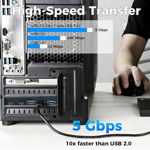 بطاقة تمديد PCIE إلى USB 3.2 الجيل الأول، بطاقة توسيع PCI Express ذات 5 منافذ بسرعة 5 جيجابت في الثانية، 3 منافذ USB من النوع A&2 من النوع C، محول وحدة تحكم محور USB 3.0 متوافق مع نظام التشغيل Windows 7/8/10/11/XP، مع Linux in Saudi Arabia