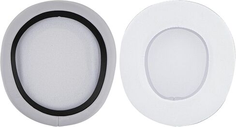 Geekria Sport Cooling-Gel Replacement Ear Pads for SteelSeries Arctis Nova Pro Wired/ Nova1/ 1P/ 1X/ Nova3/ 3P/ 3X/ Nova4/ 4P/ Nova5/ 5P/ 5X/ Nova7/ 7P/ 7X Headphones (White/Grey) in Saudi Arabia