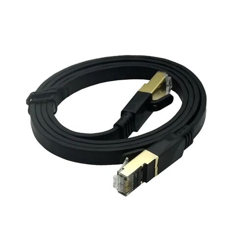 Cat8 Ethernet Cable STTP 40Gbps 2000MHz Cat 8 RJ45 Network LAN Patch Cord for Router Modem Internet RJ 45 Ethernet Flat Cable(0.5m) in Saudi Arabia