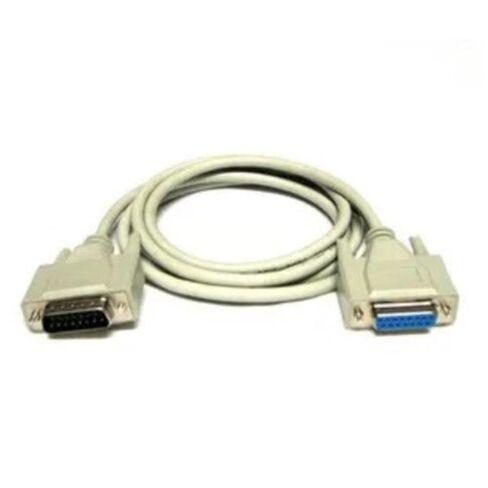 DB15 DB-15 15P Male to Female Data Extension Cable 2-Row 15-pin Connector(Male to Male,3 mins) in Saudi Arabia