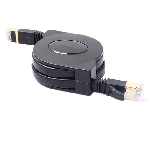 كابل مودم جيجابت RJ45 إيثرنت مسطح قابل للسحب ومطلي بالذهب وشبكة LAN in Kuwait