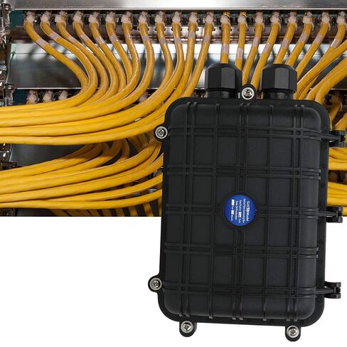 Fiber Termination Kit, Splice Box, 1 in 1 Out Fiber Splice Enclosure 24 Core, Ip68 Fiber Cable Connection Box in Saudi Arabia