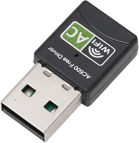 SUNGOOYUE USB WiFi Adapter, 600Mbps Dual Band 2.4G 5.8G Wireless Network Adapter with Soft AP Mode, for Laptop Desktop PC OS X in Saudi Arabia