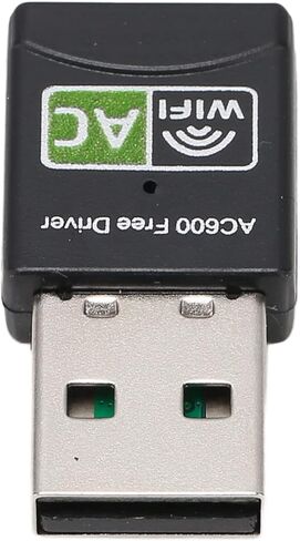 SUNGOOYUE USB WiFi Adapter, 600Mbps Dual Band 2.4G 5.8G Wireless Network Adapter with Soft AP Mode, for Laptop Desktop PC OS X in Saudi Arabia