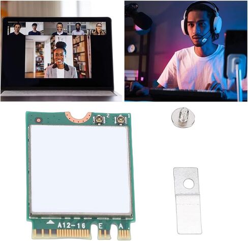 CUIFATI WiFi 6E Adapter Card, M.2 AX210NGW Network Card with Bluetooth 5.3, Triple Band 2.4G 5G 6GHz for PC Laptops in Saudi Arabia