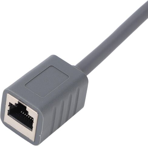 Fafeicy Satellite RJ45 Adapter, 2pcs Rubber Copper Shielded IP68 Proof 1200Mbps Plug and Play, with Grounding Design, for Gen3 Rectangular Satellite Computers Laptops Smart TVs in Saudi Arabia