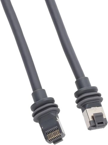Fafeicy Satellite RJ45 Adapter, 2pcs Rubber Copper Shielded IP68 Proof 1200Mbps Plug and Play, with Grounding Design, for Gen3 Rectangular Satellite Computers Laptops Smart TVs in Saudi Arabia