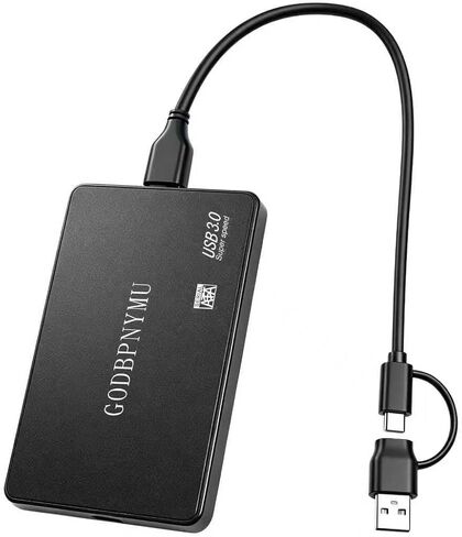 محرك الأقراص الصلبة الخارجي 120 جيجا بايت HDD USB 3.0 وحدة تخزين محمولة للكمبيوتر الشخصي والكمبيوتر المحمول وماك وإكس بوكس ​​وبلاي ستيشن 4 - نقل بيانات عالي السرعة، محرك نسخ احتياطي للصور والموسيقى والملفات in Kuwait
