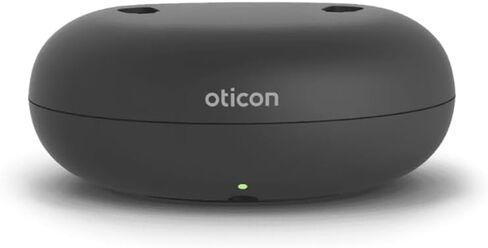Oticon Desktop Charger 1.0 - Compatible with Oticon Real, More, Play PX, Zircon, OPN S, Ruby, and OPN Play MiniRITE Hearing Aids ONLY in Saudi Arabia