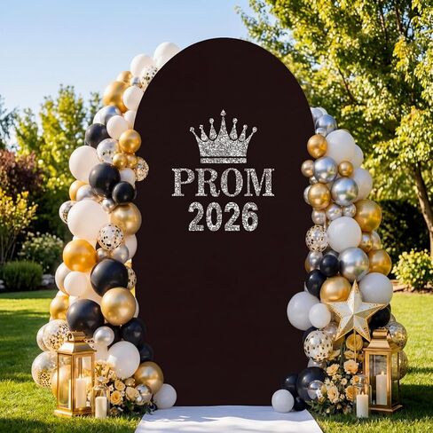 SmoothNovelty Graduation Arch Stand Backdrop Cover 2026 Congrats Grad Backdrop Cover 7.2ft Graduation Stretchy Fabric Arch Decor for Class of 2026 High School College Party Decoration Photo Props in Saudi Arabia