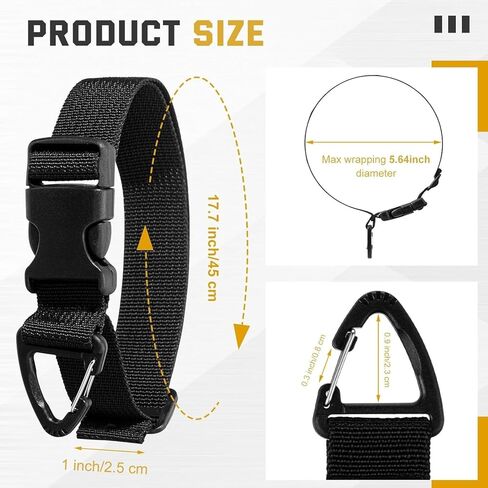 3 Pack 17 Inch Adjustable Extension Cord Holder Organizer with Triangle Buckle Heavy Duty Cable Organizer Versatile Tools Storage Strap Holder for Garage Storage Organization Supplies in Saudi Arabia