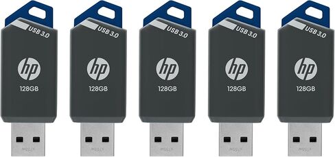 محرك أقراص فلاش HP 128GB x900w USB 3.0، تخزين ومشاركة يومي ومتقدم، النوع A، أجهزة الكمبيوتر، أجهزة الكمبيوتر المحمولة، أجهزة الكمبيوتر المكتبية، وحدة تخزين محمولة موثوقة، متينة، مثالية للمحترفين والمستخدمين العاديين، 5 عبوات in Saudi Arabia