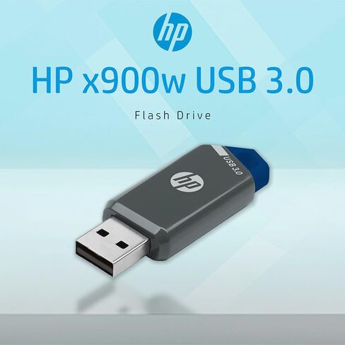 محرك أقراص فلاش HP 128GB x900w USB 3.0، تخزين ومشاركة يومي ومتقدم، النوع A، أجهزة الكمبيوتر، أجهزة الكمبيوتر المحمولة، أجهزة الكمبيوتر المكتبية، وحدة تخزين محمولة موثوقة، متينة، مثالية للمحترفين والمستخدمين العاديين، 5 عبوات in Saudi Arabia