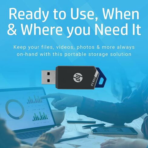 محرك أقراص فلاش HP 128GB x900w USB 3.0، تخزين ومشاركة يومي ومتقدم، النوع A، أجهزة الكمبيوتر، أجهزة الكمبيوتر المحمولة، أجهزة الكمبيوتر المكتبية، وحدة تخزين محمولة موثوقة، متينة، مثالية للمحترفين والمستخدمين العاديين، 5 عبوات in Saudi Arabia