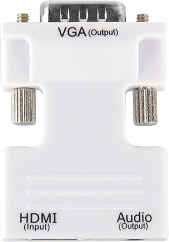 محول CHICHIYANG أنثى HDMI إلى ذكر VGA مع توصيل كابل الصوت وتشغيل الكمبيوتر المحمول إلى التلفزيون in Saudi Arabia