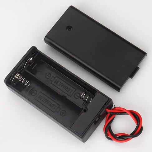 VWEICYY 3PCS 2 x 1.5V AA Battery Holder Enclosures with Wire Leads and On/Off Switch in Saudi Arabia