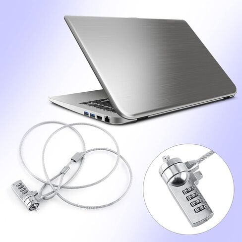 GOWENIC Laptop Security Cable Lock Durable Theft Deterrent 4 Digit Password for Notebook PC in Saudi Arabia