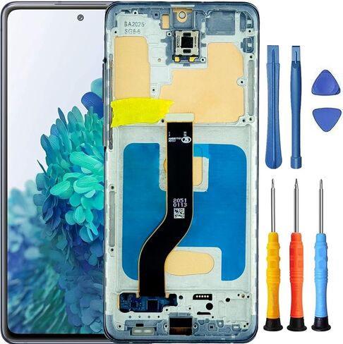 for Samsung Galaxy S20 Plus 5G Screen Replacement for Samsung S20+ Plus Screen Replacement with Frame G985F G985W G985U G986U G986W G986B LCD Display Touch Digitizer Assembly with Tools in Saudi Arabia
