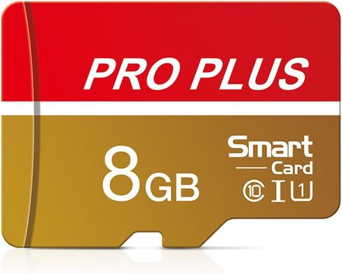 High Speed Micro SD Card with Adapter,8GB TF Card for Security Cameras, Smartphones,Tablets,Drones - U3,Class 10,A1,Full HD Video(Gold) in Saudi Arabia